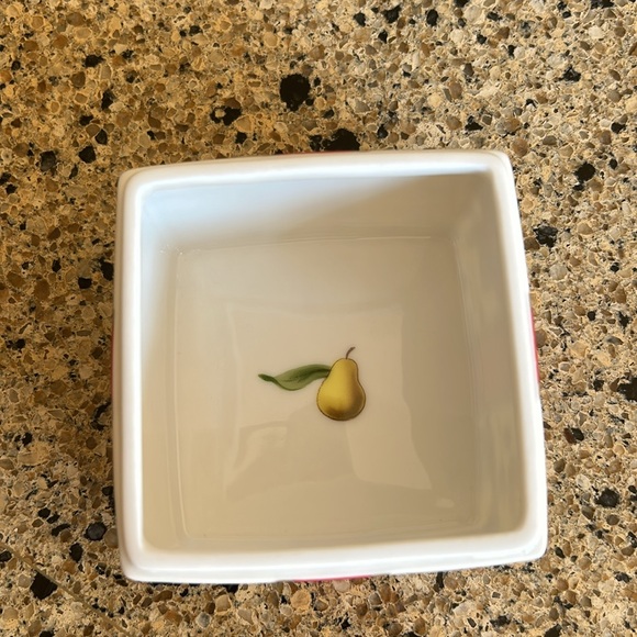 Tiffany Holiday 3 in x 3 in ceramic box - Picture 3 of 4